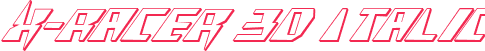 X-Racer 3D Italic